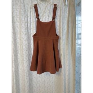 SHEIN Women's Pink Corduroy Flare Dress Size L Standard Short